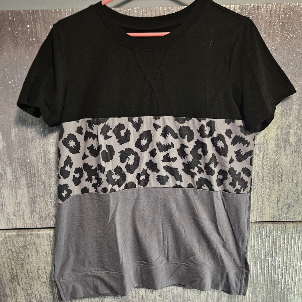 Stylish Black and Gray Kids Shirt